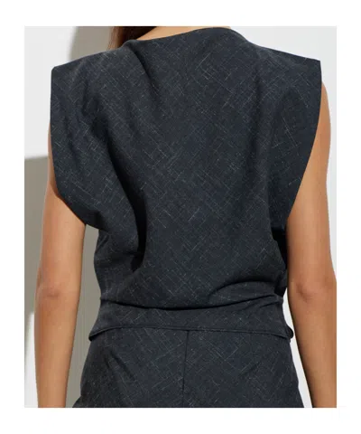 Christopher Esber Banyan Blouse In Grey