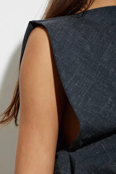 Christopher Esber Banyan Blouse In Grey