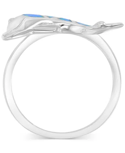 Macy's Opal Ring In Sterling Silver In Silver