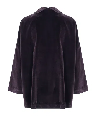 Daniela Gregis Jacket Washed "gladiolo" In Blue
