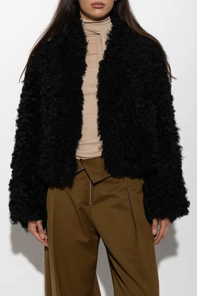 Arma Mooney Shearling Jacket In Black