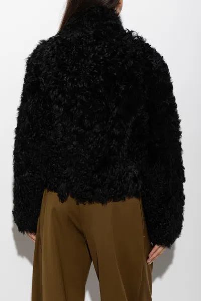 Arma Mooney Shearling Jacket In Black