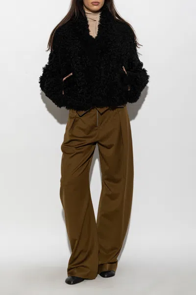 Arma Mooney Shearling Jacket In Black