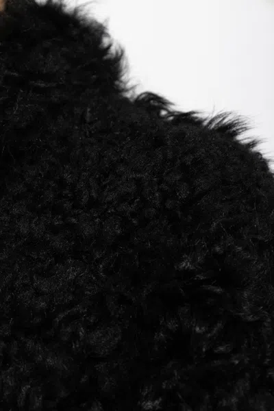 Arma Mooney Shearling Jacket In Black