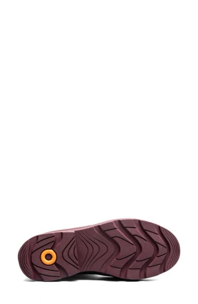 Bogs Hazel Mid Zip Rain Boot In Burgundy