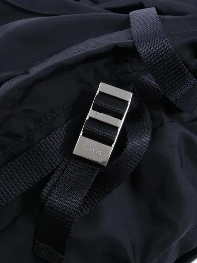 Pre-owned Prada Large Tessuto Backpack In Black