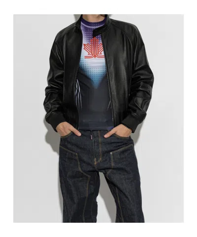 Dsquared2 Graphic-print Long-sleeve T-shirt In Multi