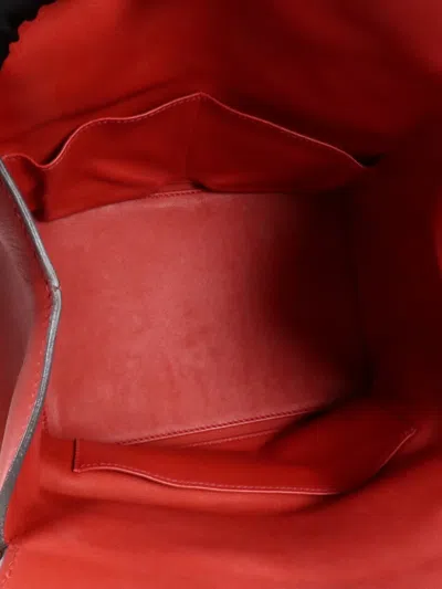Pre-owned Hermes 2017 Tool Box 20 Small Shoulder Bag In Red