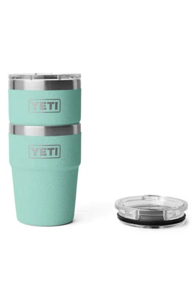 Yeti Rambler 16-ounce Stackable Cup In Green