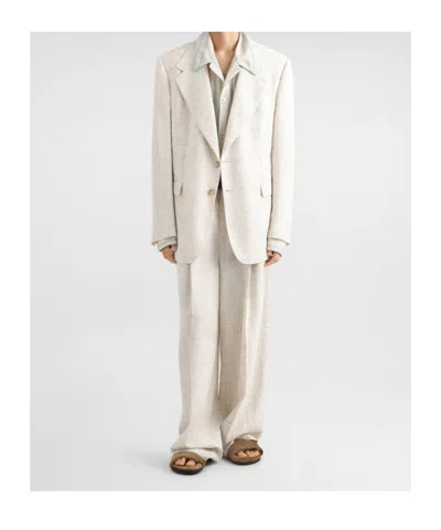 Dolce & Gabbana Button Single-breasted Jacket In Neutral