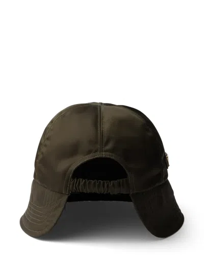 Prada Re-nylon Hat In Green