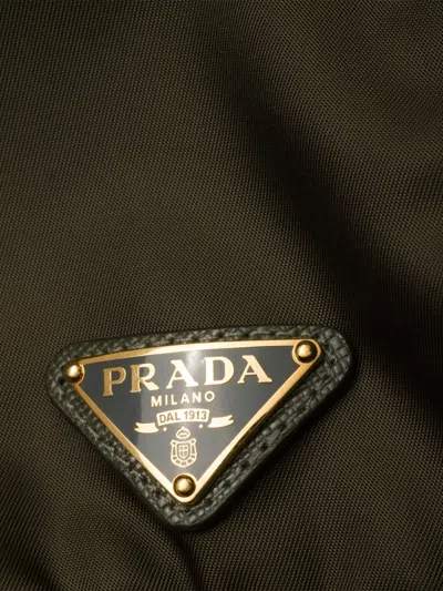 Prada Re-nylon Hat In Green