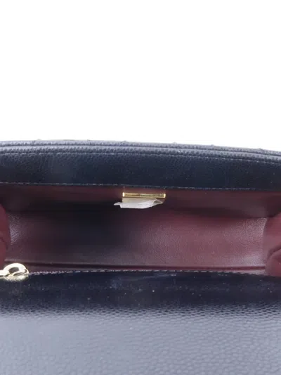Pre-owned Chanel Mini Coco Handle Shoulder Bag In Black