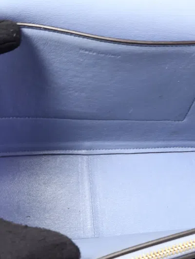 Pre-owned Celine Frame Shoulder Bag In Blue