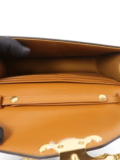 Pre-owned Celine Margo Triomphe Shoulder Bag In Brown
