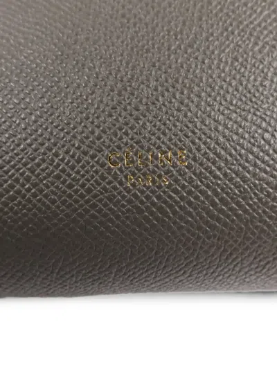 Pre-owned Celine Micro Belt Tote Bag In Grey