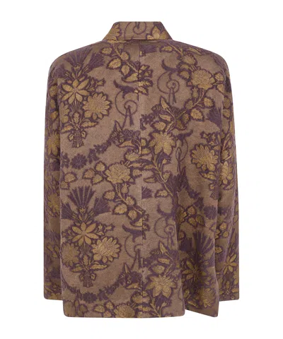 Uma Wang Jacket Wool In Animal Print