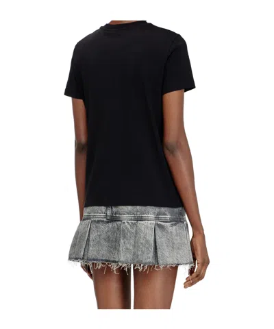 Diesel Logo T-shirt In Black