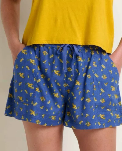 Toad And Co Taj Hemp Pull-on Short In Blue