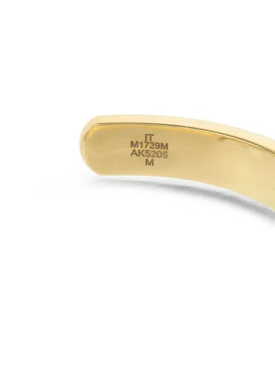 Pre-owned Louis Vuitton Lv Initiales Bangle In Gold