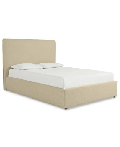 Macy's Marcel Upholstered King Storage Bed In Neutral