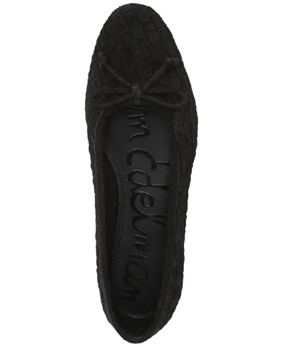 Sam Edelman Ruthie Woven Ballet Flat In Black