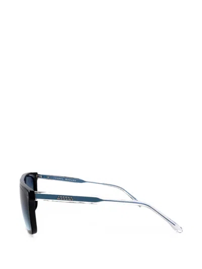 Isabel Marant Eyewear Geometric-frame Gradient Sunglasses In Multi