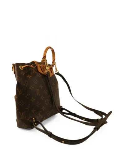 Pre-owned Louis Vuitton Excursion Pm Monogram Backpack In Brown