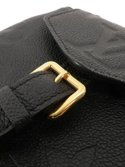 Pre-owned Louis Vuitton Tiny Monogram Empreinte Backpack In Black