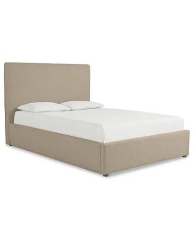 Macy's Marcel Upholstered King Storage Bed In Neutral