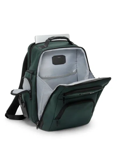 Tumi Alpha 17" Brief Pack Backpack In Deep Pine