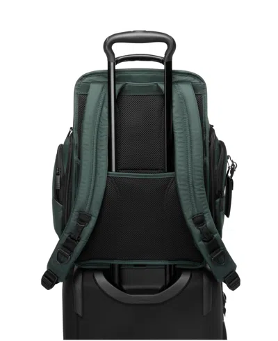 Tumi Alpha 17" Brief Pack Backpack In Deep Pine