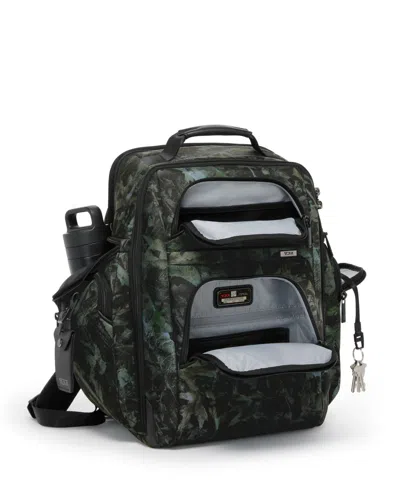 Tumi Alpha 17" Brief Pack Backpack In Forest Camo