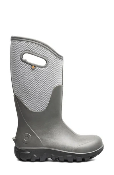 Bogs Classic Seamless Tall Waterproof Boot In Gray