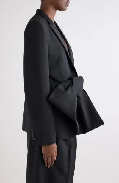 Givenchy Wool-mohair Bow Jacket In Black