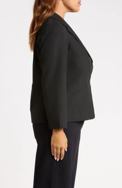 Kasper Two-button Jacket In Black