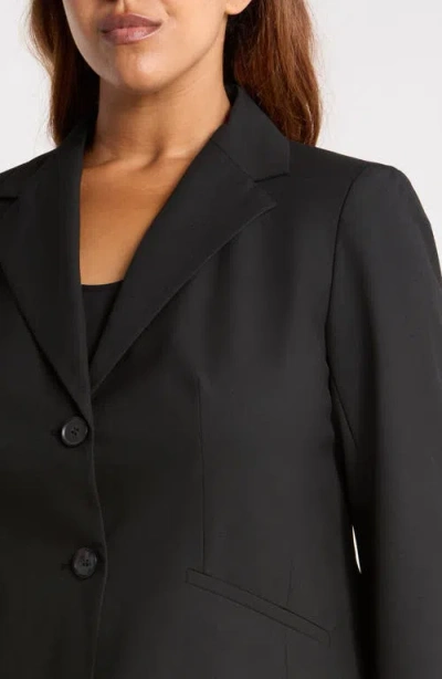 Kasper Two-button Jacket In Black