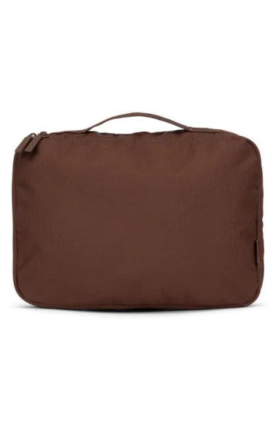 Calpak Medium 2-piece Compression Packing Cube Set In Brown