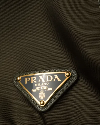 Prada Re-nylon Hat In Forest