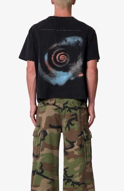 Mnml Scream Graphic T-shirt In Black