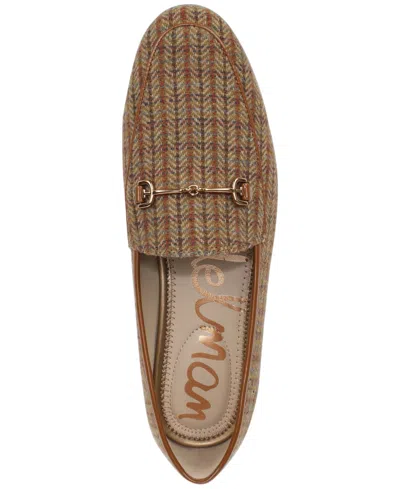 Sam Edelman Loraine Bit Loafer In Honey Multi Tweed Fabric