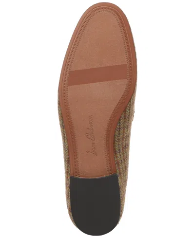 Sam Edelman Loraine Bit Loafer In Honey Multi Tweed Fabric
