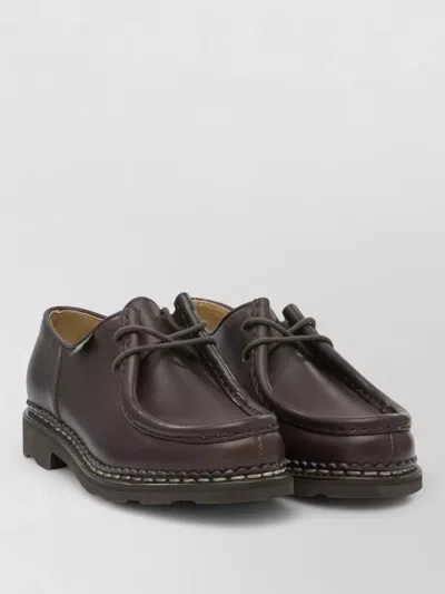 Paraboot Michael Marche Ii Leather Derby Shoes In Brown