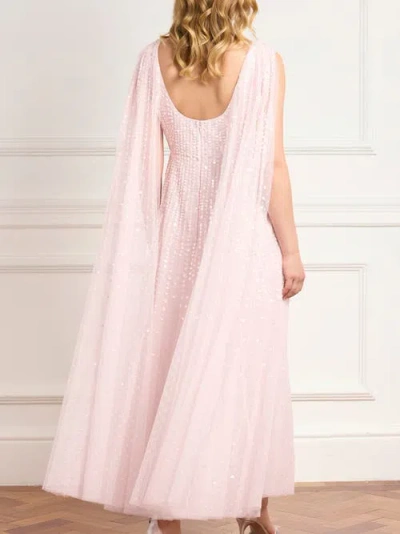 Needle & Thread Moonlight Sequin Ankle Gown In Blue