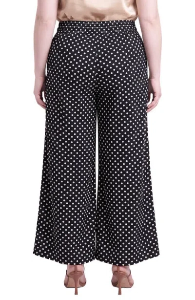 Standards & Practices Drawstring Wide Leg Pants In Black