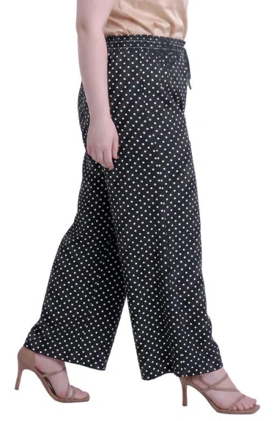 Standards & Practices Drawstring Wide Leg Pants In Black
