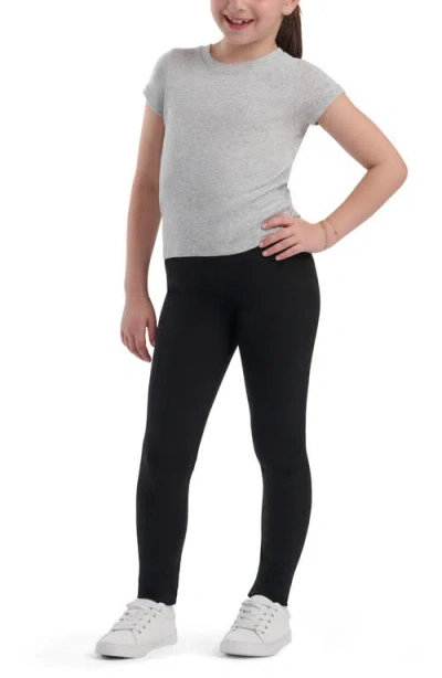Splendid Kids' Solid Leggings In Black