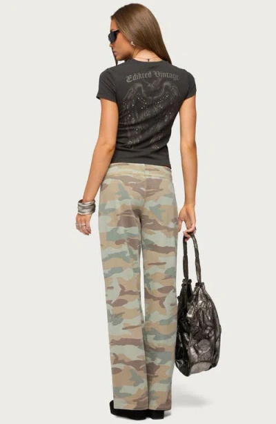 Edikted Studded T-shirt In Gray
