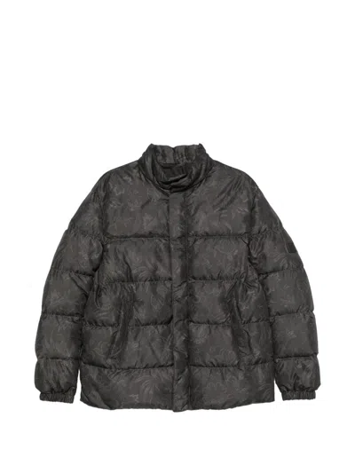 Etro Short Down Jacket In Black