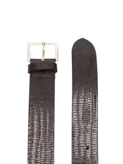 Alysi Leather Belt In Multi